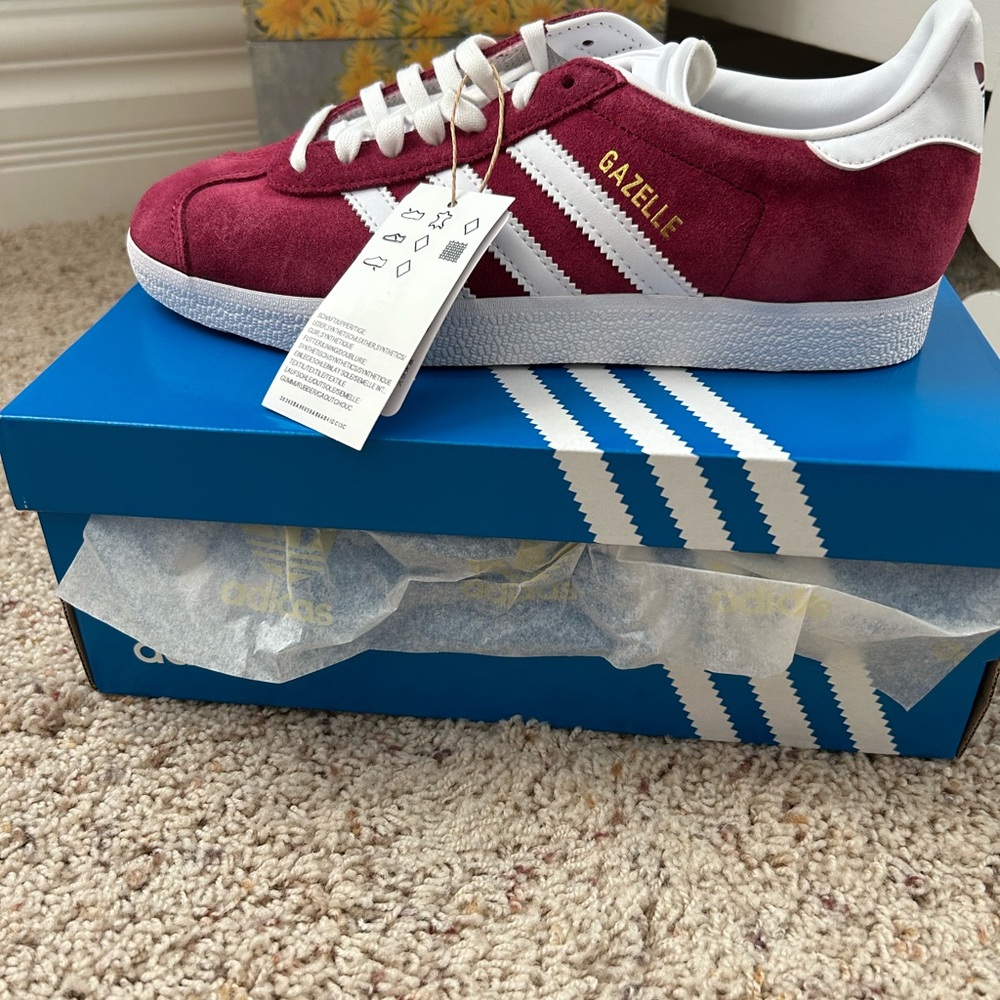 Adidas Gazelle Red Sneakers